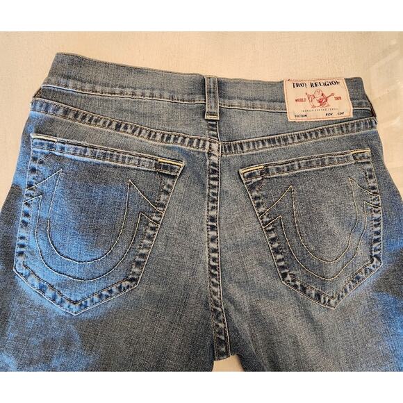 True Religion Men's Denim Geno Relaxed Slim Jean SZ 36 - Picture 5 of 10